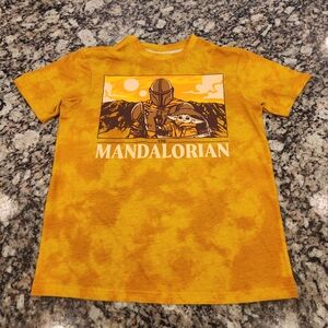 Star Wars Mandalorian Mad Engine Youth XL Tie Dye Tee